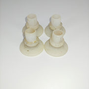 Front image of set of 4 Eames Nylon Insert Glides