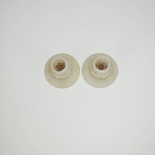 Top down view of pair of Eames Nylon Insert Glides