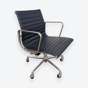 Right side angled view of Navy Blue Eames EA335
