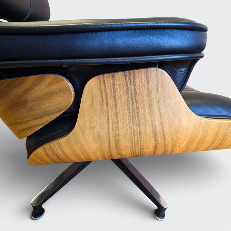 Rare Natural Palisander Santos Herman Miller Original Eames Lounge Chair & Ottoman