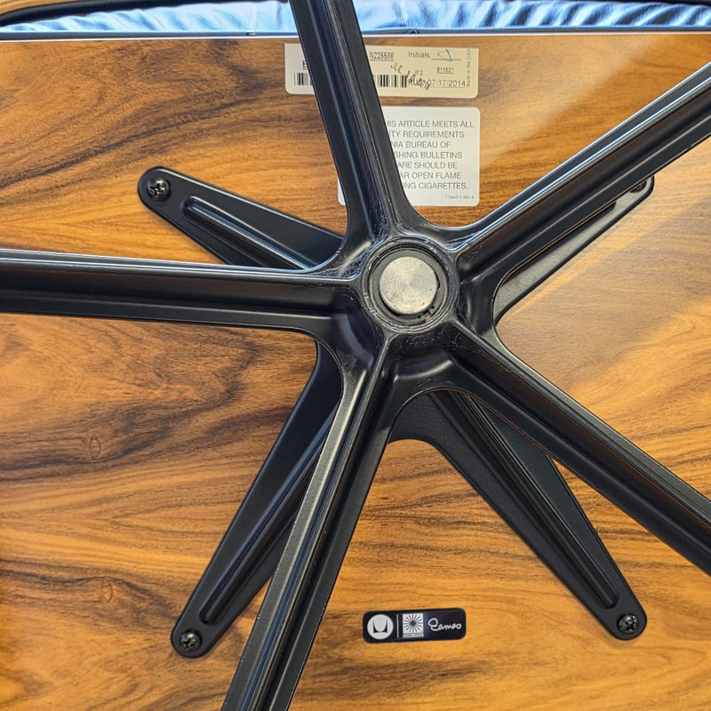 Rare Natural Palisander Santos Herman Miller Original Eames Lounge Chair & Ottoman