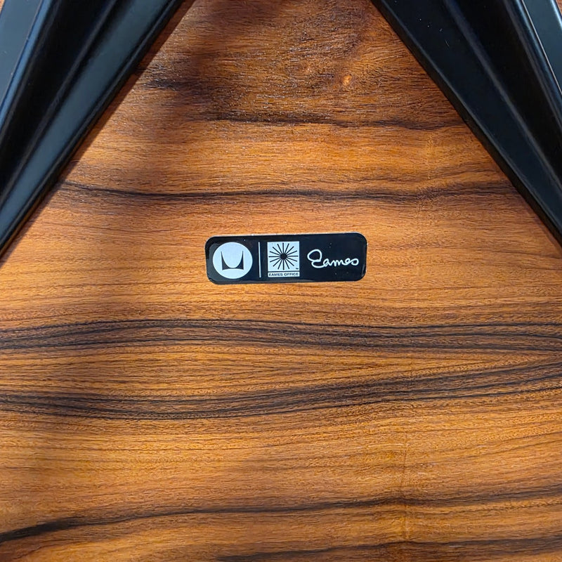 Black & Palisander Santos Herman Miller Original Eames Lounge Chair & Ottoman