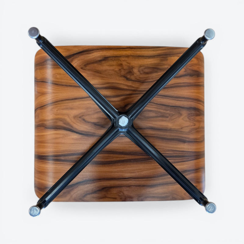 Black & Palisander Santos Herman Miller Original Eames Lounge Chair & Ottoman