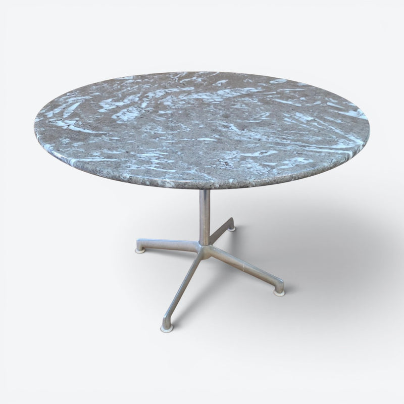 1967 Herman Miller Girard Group Table – Original Launch Piece in Bruno Scuro Marble