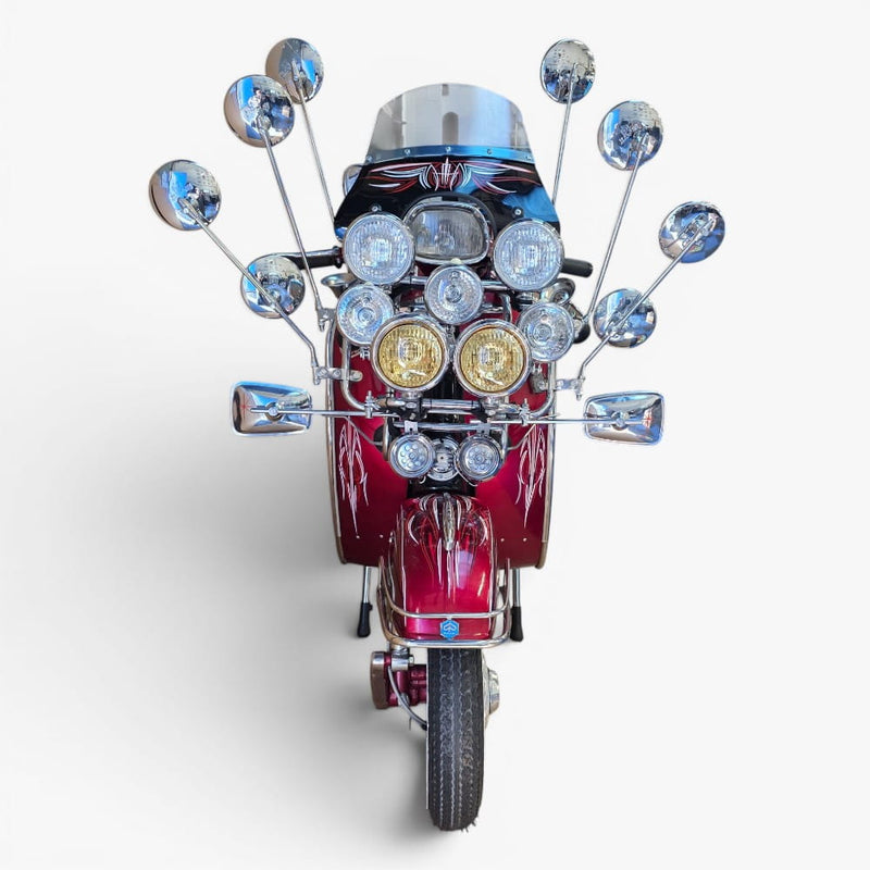 1969 Piaggio Vespa 150 – Custom Hand-Painted Las Vegas Showpiece