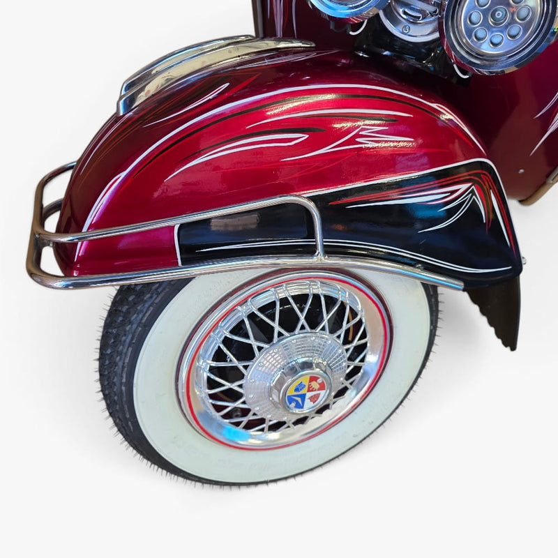 1969 Piaggio Vespa 150 – Custom Hand-Painted Las Vegas Showpiece