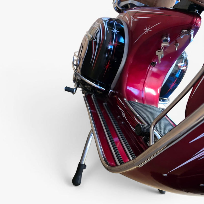 1969 Piaggio Vespa 150 – Custom Hand-Painted Las Vegas Showpiece