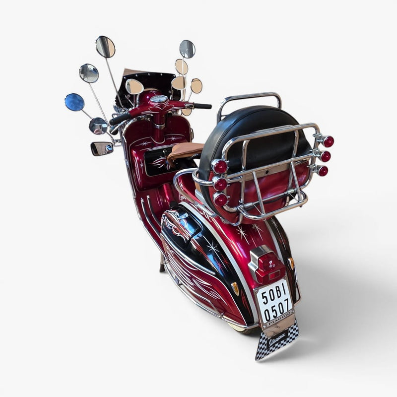 1969 Piaggio Vespa 150 – Custom Hand-Painted Las Vegas Showpiece