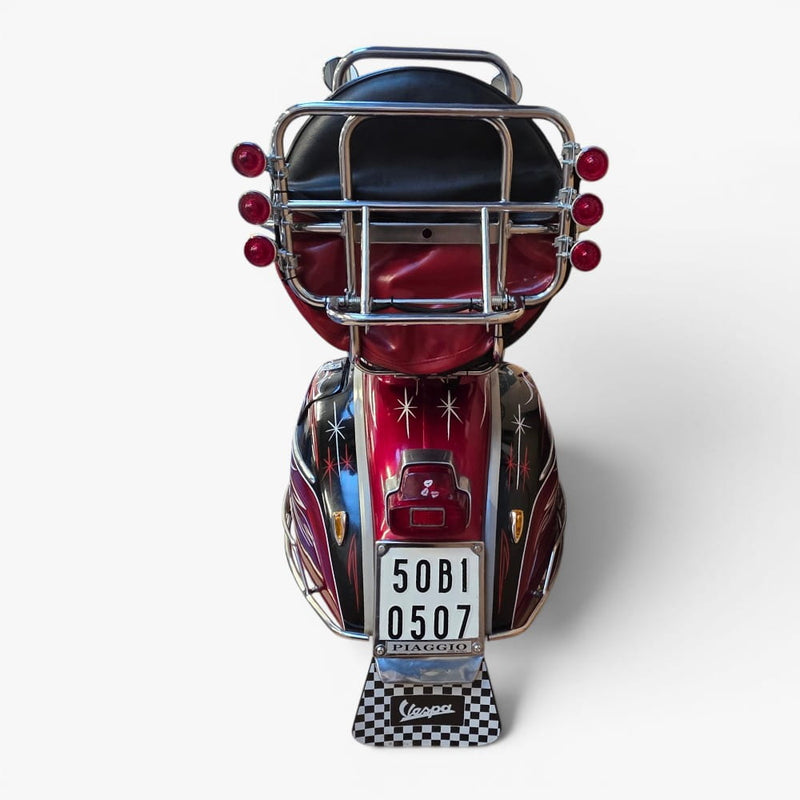 1969 Piaggio Vespa 150 – Custom Hand-Painted Las Vegas Showpiece