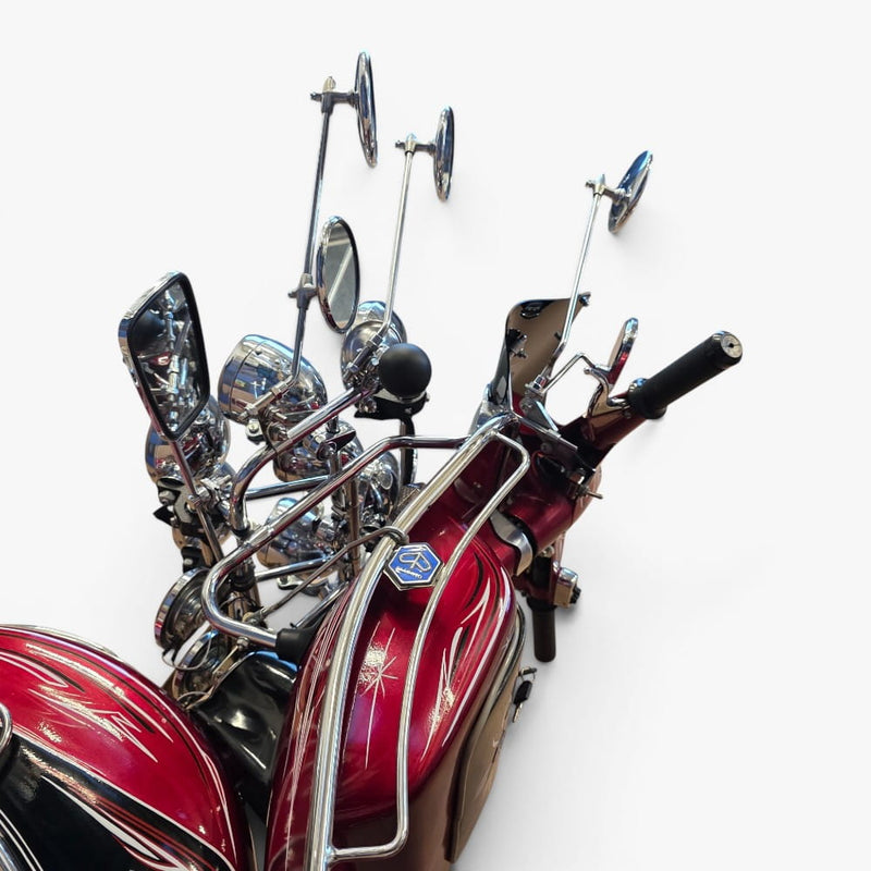 1969 Piaggio Vespa 150 – Custom Hand-Painted Las Vegas Showpiece