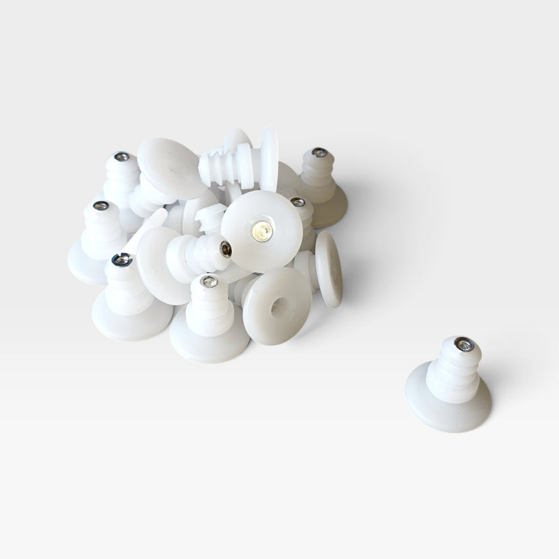 Eames Fiberglass & Plywood Chair Nylon White Glide - Herman Miller & Vitra - 24 x (Bulk 6 Chair Set)
