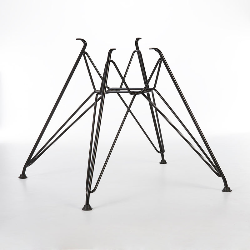 Eames Fiberglass Side Chair - Black DSR Eiffel Base - 1 x (Single)
