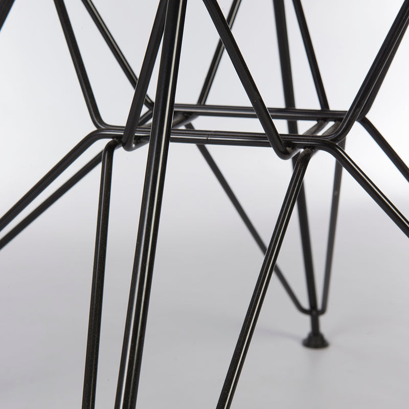 Eames Fiberglass Side Chair - Black DSR Eiffel Base - 1 x (Single)