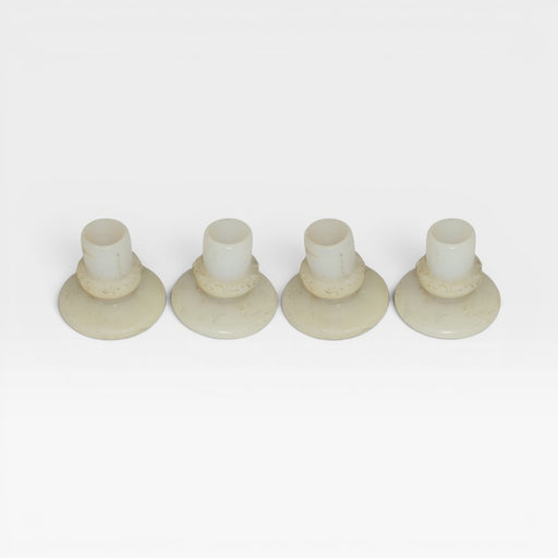 Front image of set of 4 Eames Nylon Insert Glides