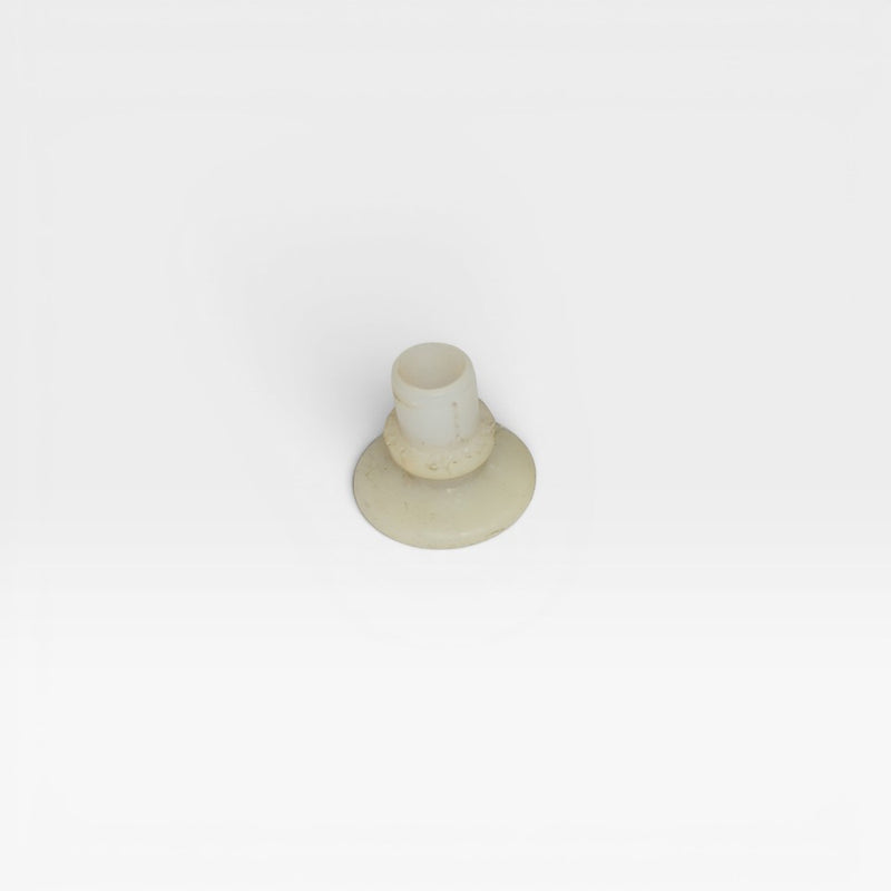 Front view of Eames nylon insert glide for DSS or H base Chairs