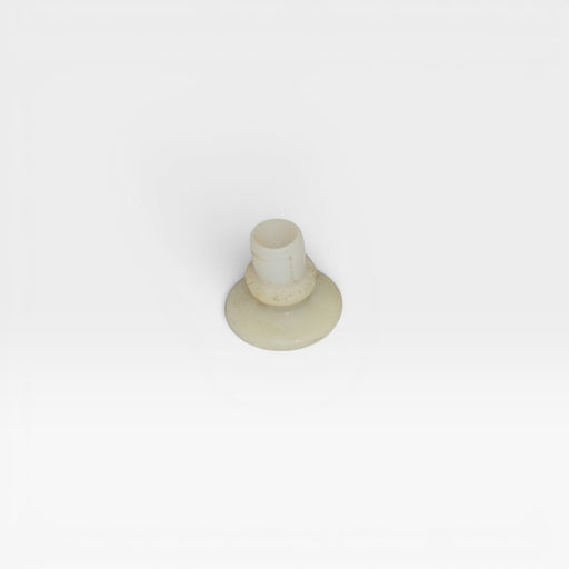 Front view of Eames nylon insert glide for DSS or H base Chairs