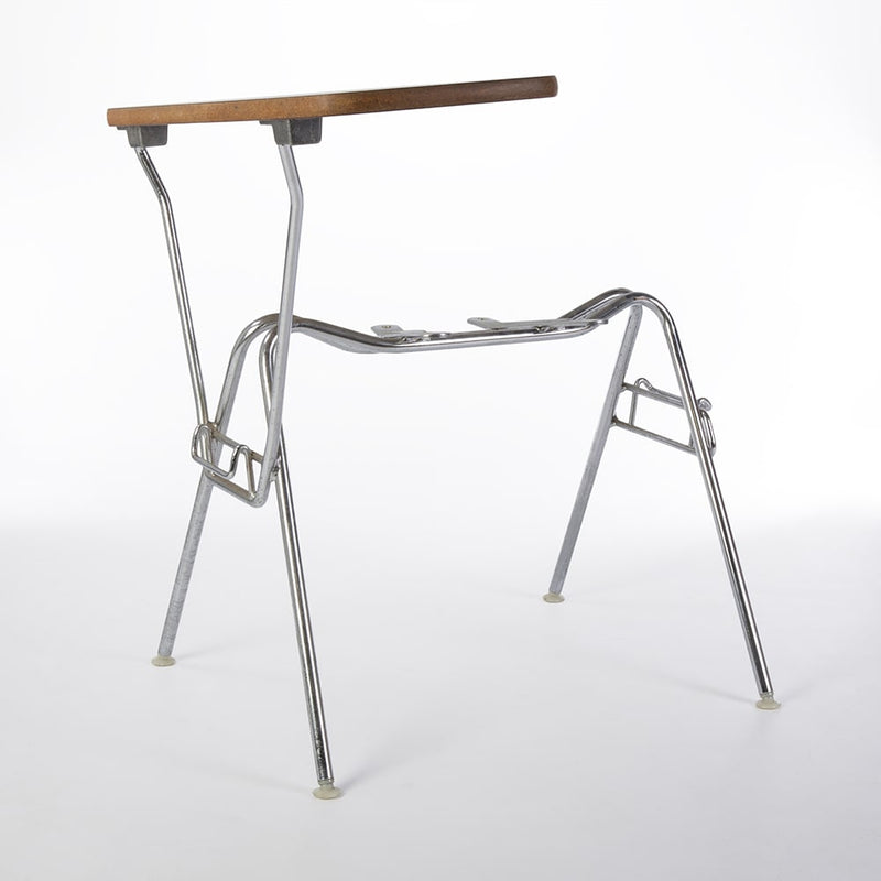 Front angled view of Eames DSS-T table top stacking base