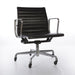 Front angled view black Eames EA335 Office Chair