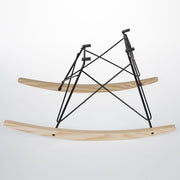 Right side view of light ash Eames RAR rocking base