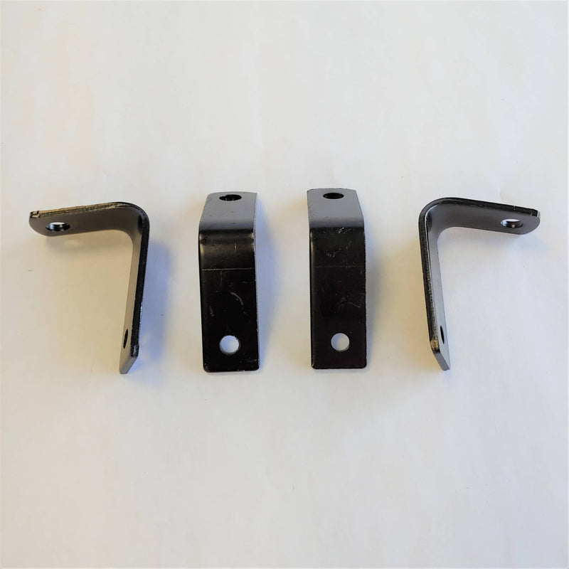 View of Eames narrow mount brackets with rear brackets facing back