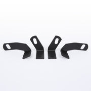 View of full set of Eames wide mount brackets, front brackets facing out