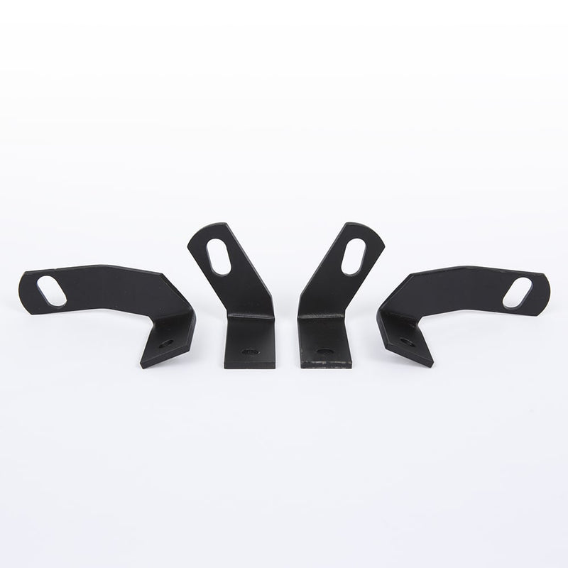 View of full set of Eames wide mount brackets, front brackets facing out