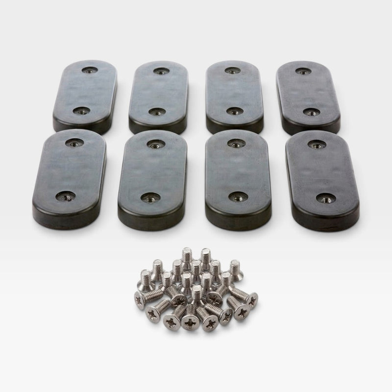 Eames Lounge Chair Rubber Shock Mounts - Fit Herman Miller & Vitra 8 x (Double Set)