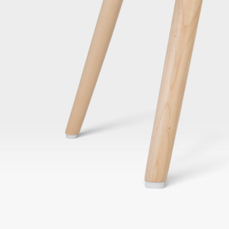 Eames Fiberglass Chair DSW Dowel Leg Cap Feet - White - 4 x (Chair Set)
