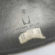 View of label on Elephant Grey Eames DSW