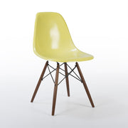 Front angled view of Lemon Yellow Eames DSW