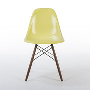 Front view of Lemon Yellow Eames DSW