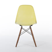 Rear view of Lemon Yellow Eames DSW