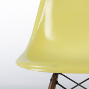 Partial close up front view of Lemon Yellow Eames DSW