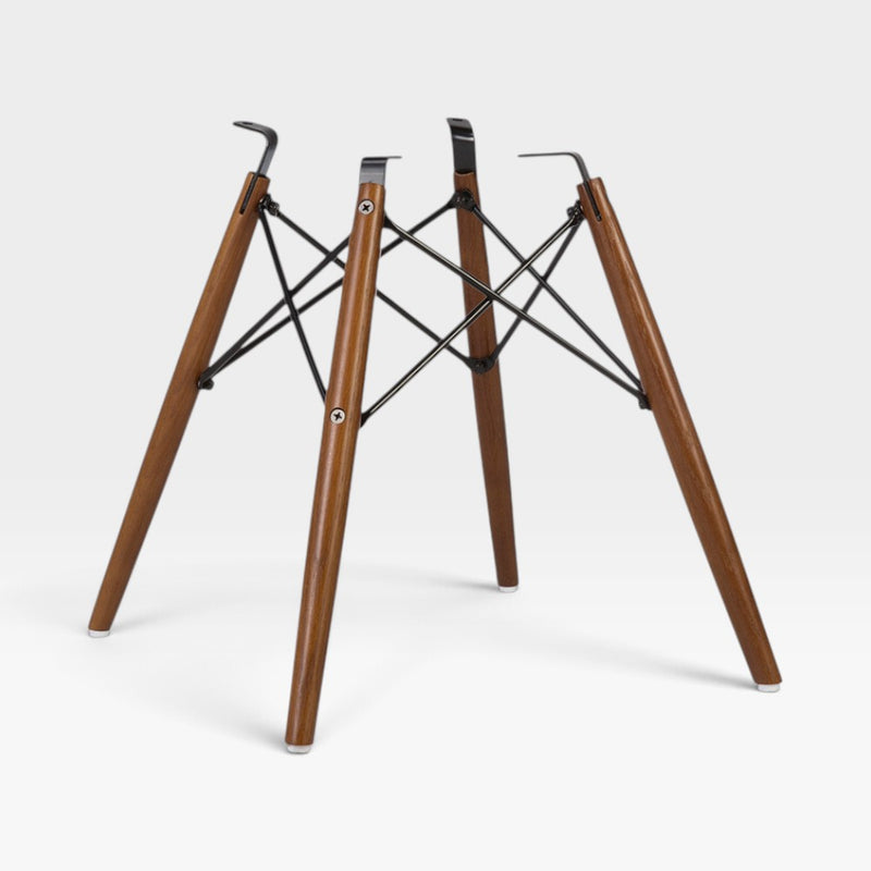 Light Oak Dowel DSW (or DAW) Replacement Base For Eames Side & Arm Fiberglass Chairs - 2 x (Pair)