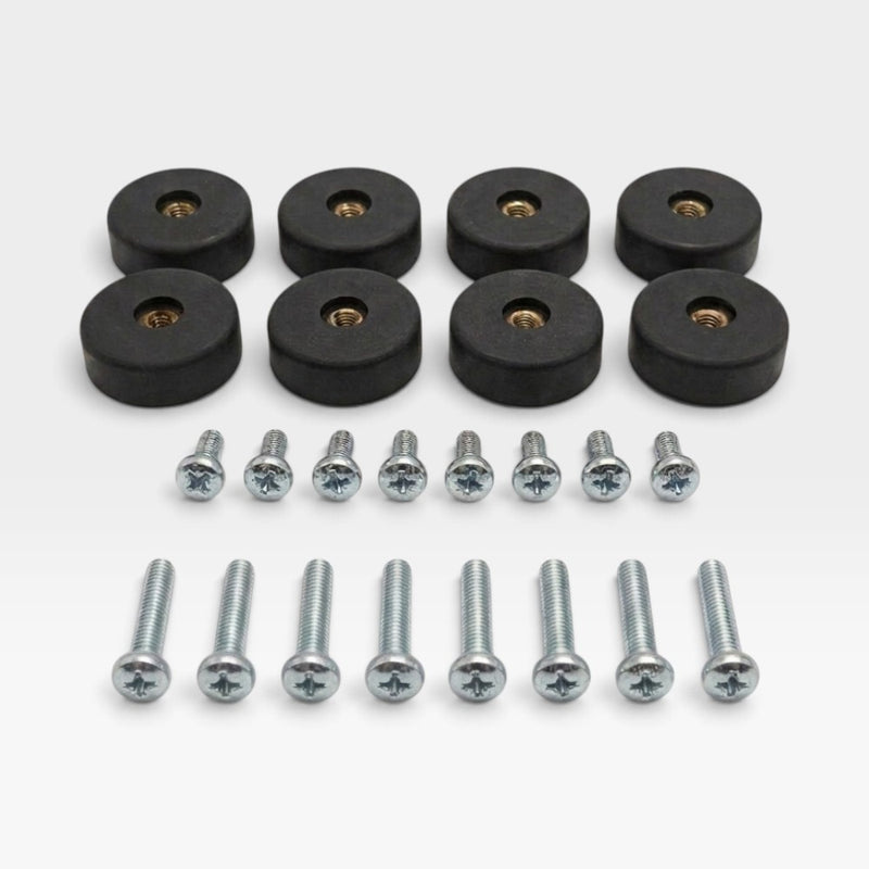 Plywood Eames Side Chairs Replacement Black Rubber Shock Mounts - Double Set (8)