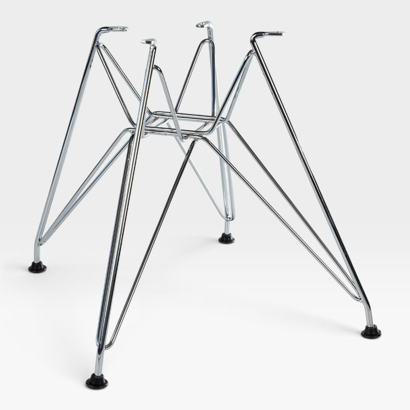 Eames Fiberglass Side Chair - Chrome DSR Eiffel Base - 1 x Single