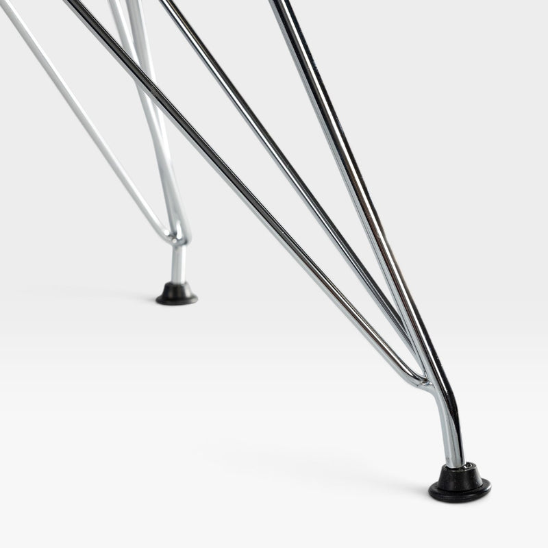 Eames Fiberglass Side Chair - Chrome DSR Eiffel Base - 1 x Single