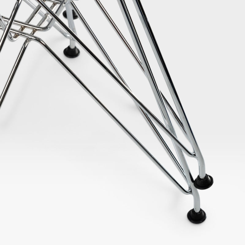Eames Fiberglass Side Chair - Polished Chrome DSR Eiffel Base - 2 x (Pair)