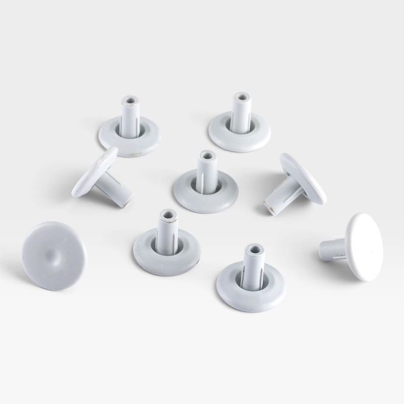 European (Vitra) Eames Lounge Chair & Ottoman Floor Glides - Full Lounger Set (9)