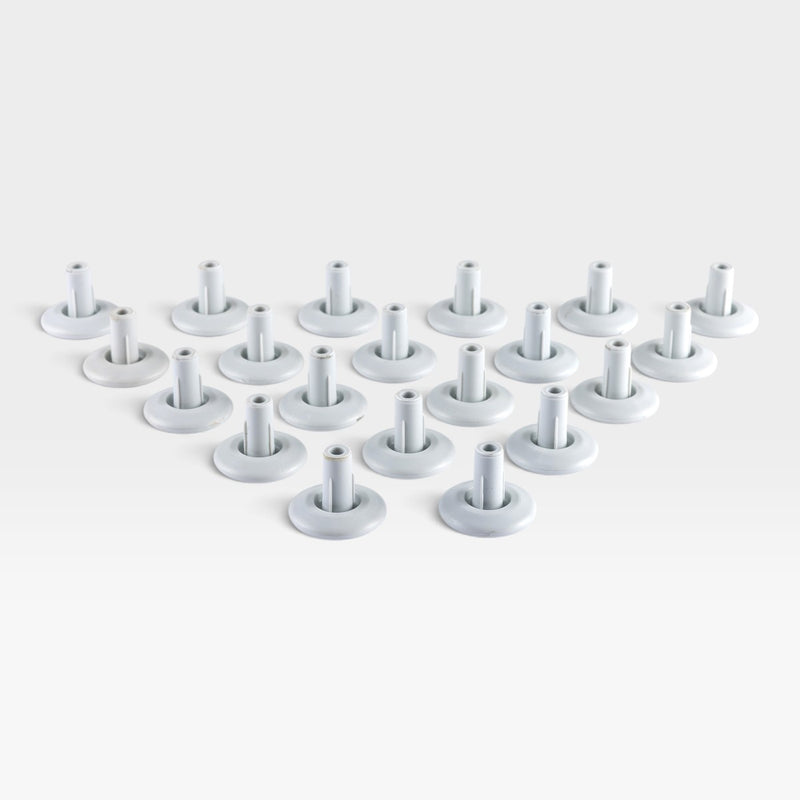 Eames Office Chairs, Tables or European Eames Lounge Chair Floor Glides - White Bulk Trade Set (20)