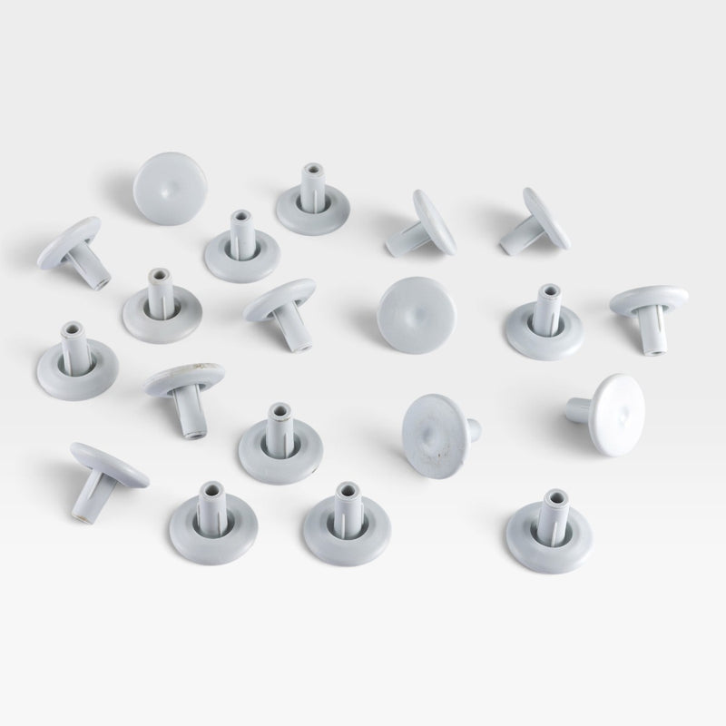 Eames Office Chairs, Tables or European Eames Lounge Chair Floor Glides - White Bulk Trade Set (20)