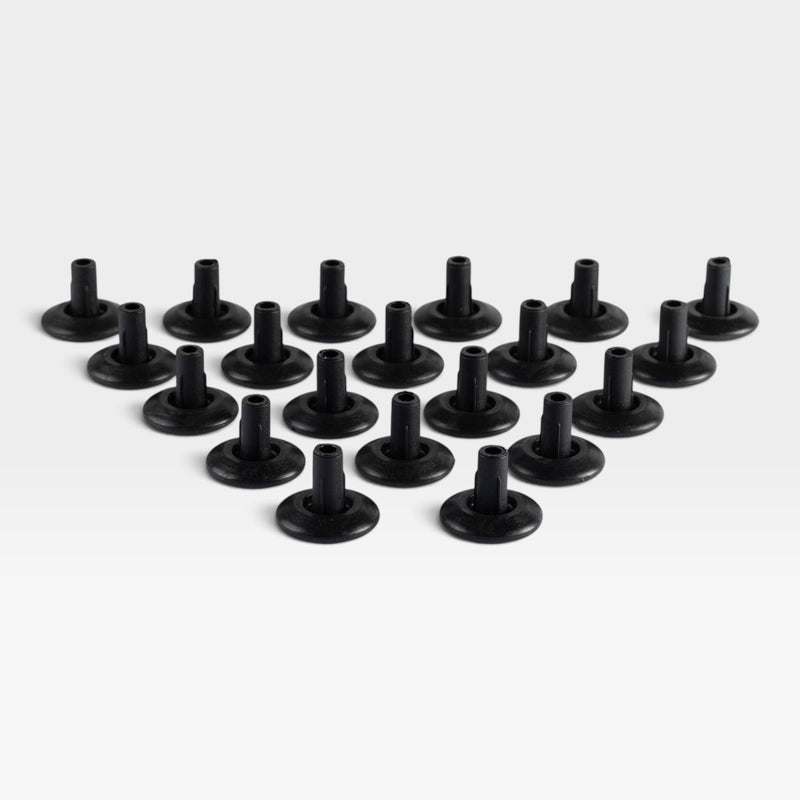 Eames Office Chairs, Tables or European Eames Lounge Chair Floor Glides - Black Bulk Trade Set (20)