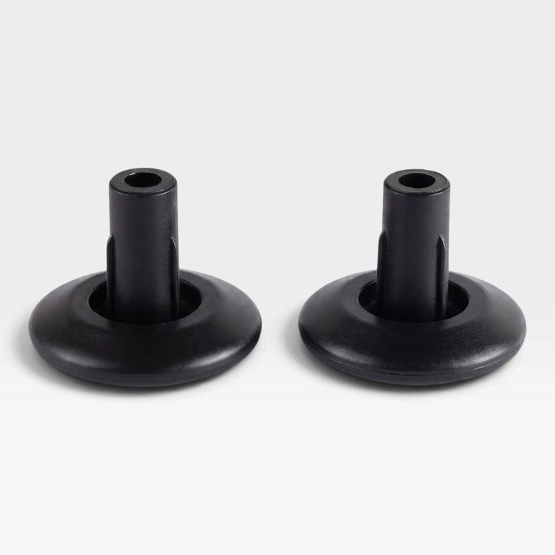 Eames Office Chairs, Tables or European Eames Lounge Chair Floor Glides - Black Pair (2)