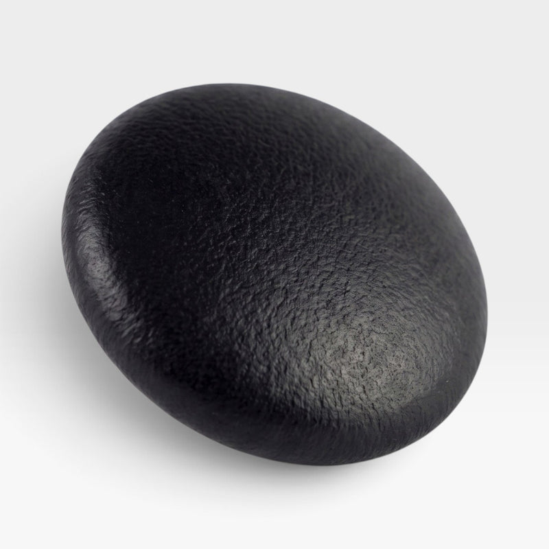 Eames Lounge Chair Black Leather Replacement Buttons - 2 x (Pair)