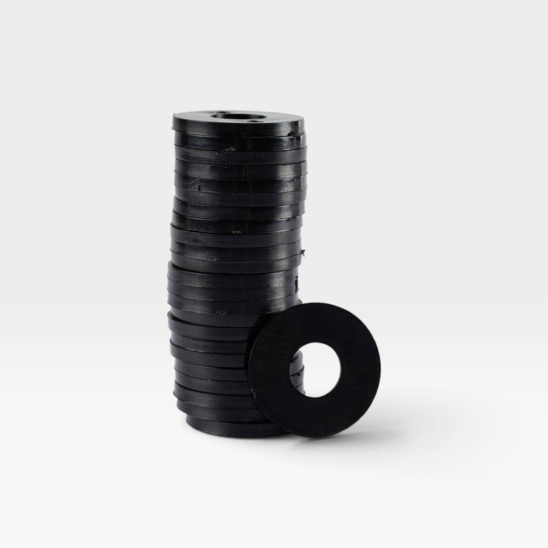 Upholstered Eames Fiberglass Chair Black Large Seating Washers -  24 X (Bulk 6 Chair Set)