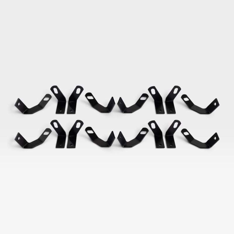 Wide Mount DSW Conversion Brackets — 4 Chair Set (4 x Full Sets)