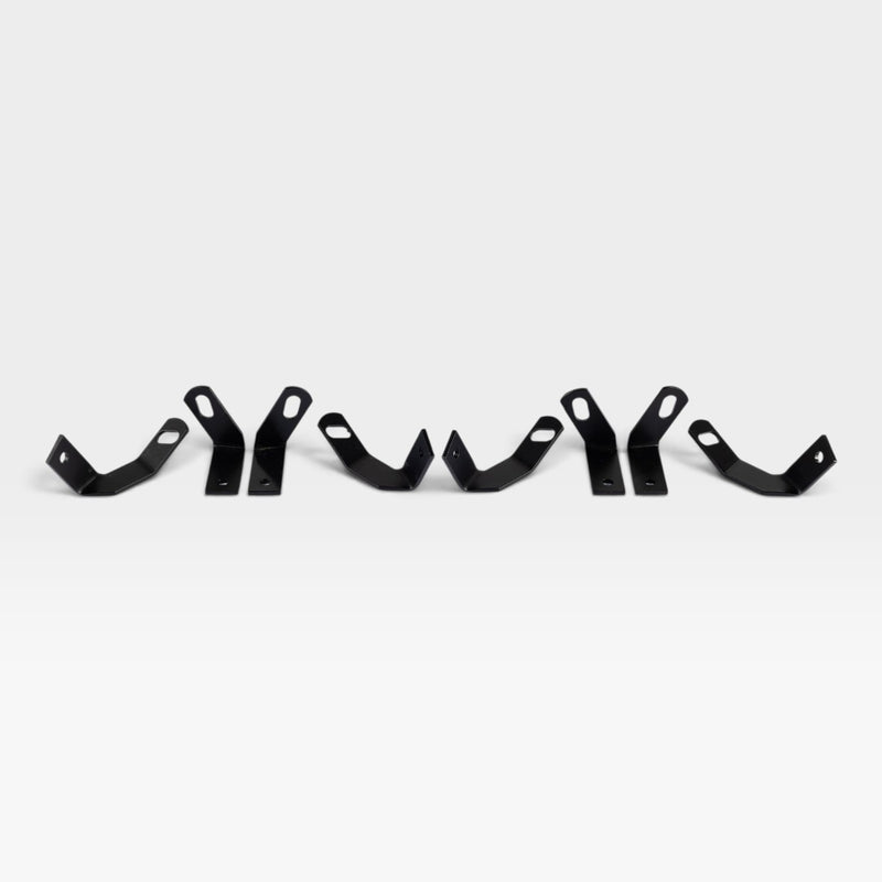 Wide Mount DSW Eames Chair Conversion Brackets — 2 Chair Set (2 x Full Sets)