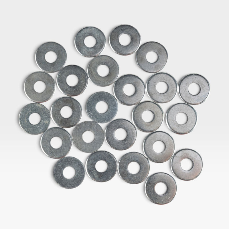 Metal Washers for Eames Fiberglass Chair Fixing - 24 x (Bulk 6 Chair Set)