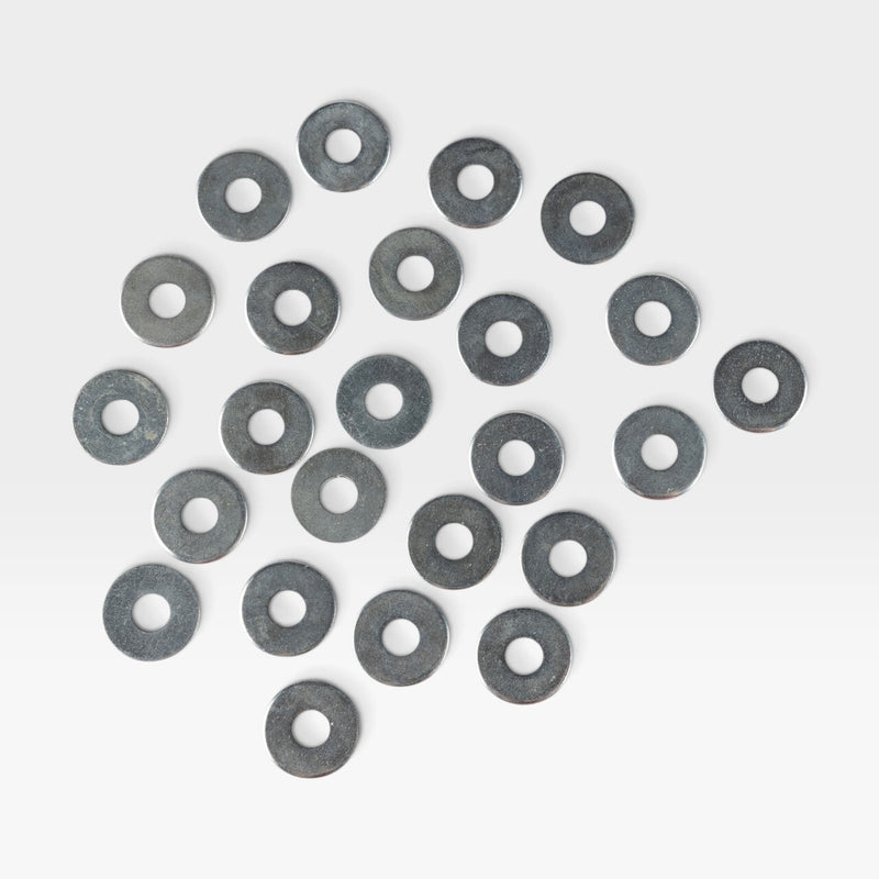 Metal Washers for Eames Fiberglass Chair Fixing - 24 x (Bulk 6 Chair Set)