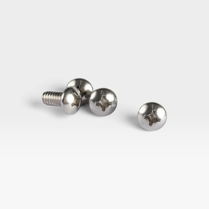 US Eames Fiberglass Chair Hardware Bolts - UNC Coarse Thread - 4 x (Single Chair Set)